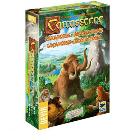Carcassonne Cazadores y Recolectores (Ed. 2020) - Juego de estrategia para 2-5 jugadores