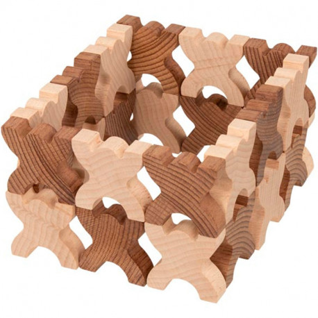 Xmanis Apilar Acróbatas - juego de equilibrio de madera Goki Nature