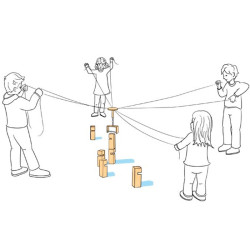Torre de Froebel - Juego de construcción cooperativo (hasta 16 jugadores)