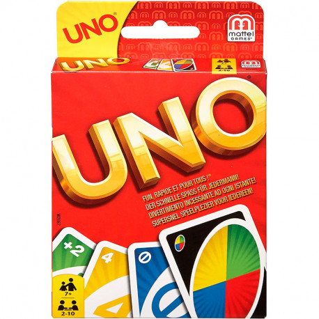 UNO - popular juego de cartas para 2-10 jugadores
