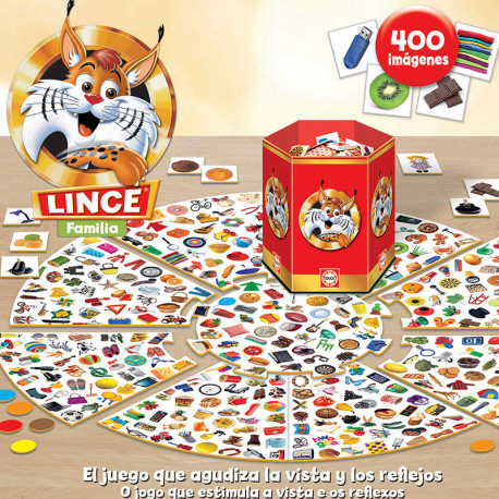 Lince Edición Familia - juego de observación con 400 imágenes