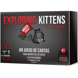 Exploding Kittens Edición NSFW para mayores de 18 años - juego de cartas para 2-5 jugadores