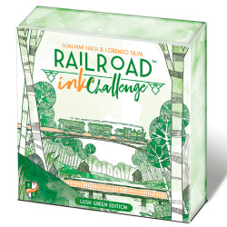 RailRoad Ink Edición Verde Exhuberante - ingenioso juego competitivo para 1-4 jugadores