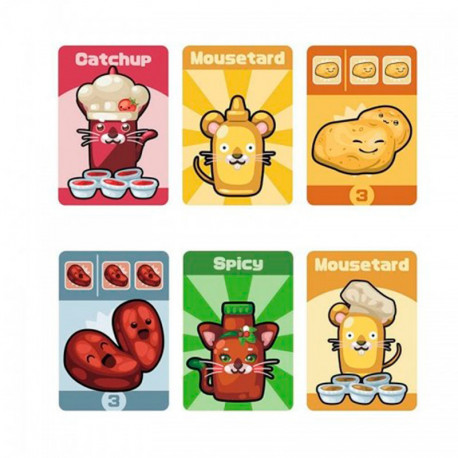 Catchup & Moustard Fast Food Battle - juego de competición de cocina para 2-4 jugadores