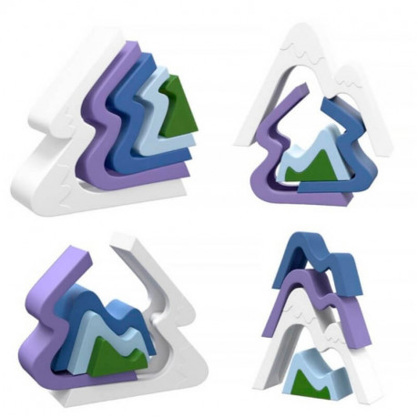 Montaña Invierno My Mountain - apilable de silicona
