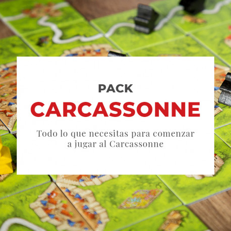 Pack Carcassonne juego base + extensiones
