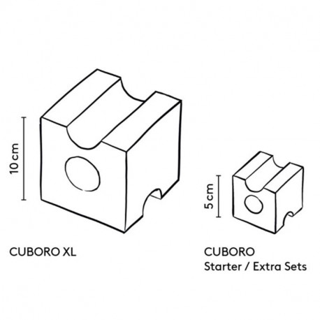 cuboro XXL caixa d'animació - 30 cubs gegants + caniques