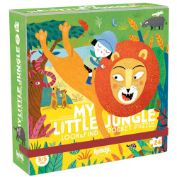Puzle Look&Find Pocket -  My Little Jungle - 24 piezas