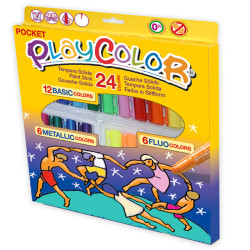 Play Color Pack Multi Activitat - 24 temperes sòlides
