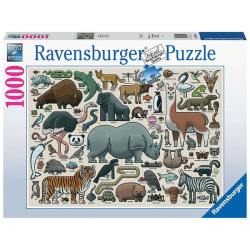 Puzzle Animales Salvajes - 1000 piezas