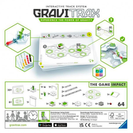 GraviTrax The Game IMPACT - juego de lógica con canicas
