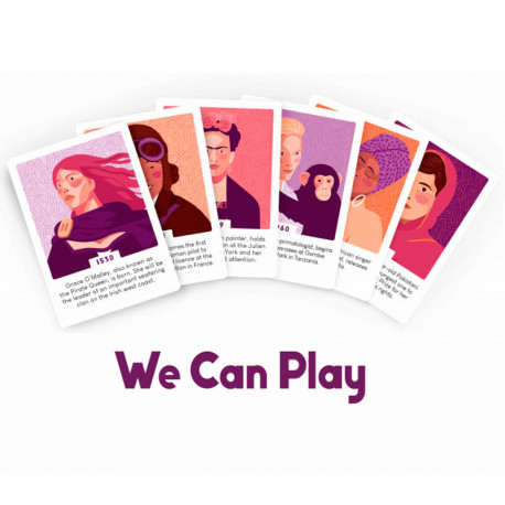 We Can Play - joc de cartes sobre les dones en la història - ESPANYOL