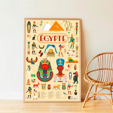 Gran Póster de pegatinas - Egipto