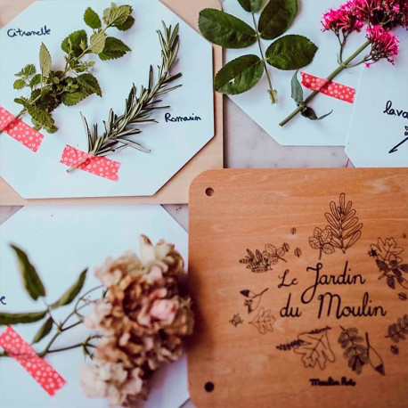 Prensa de madera para flores El Jardin de Moulin