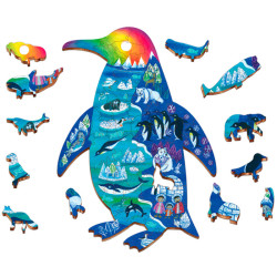 Woody Puzzle elefant - puzle de fusta de 48 peces