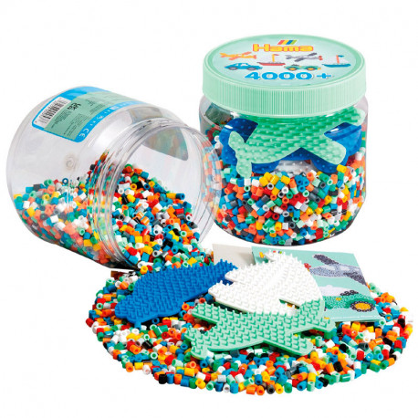 Kit Perles Hama Midi - Snack Box - 4000 perles environ - Kit perles à  repasser - Creavea