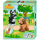 Caja regalo 3D Perro y Gato - 2500 perlas Hama MIDI