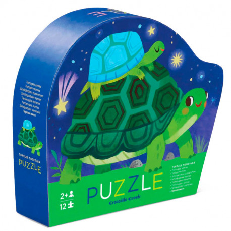 Mini Puzzle Tortugas - 12 pzas.