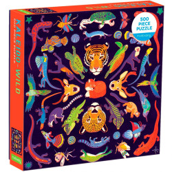 Puzzle Kaleido-Wild - 500 piezas con animales salvajes