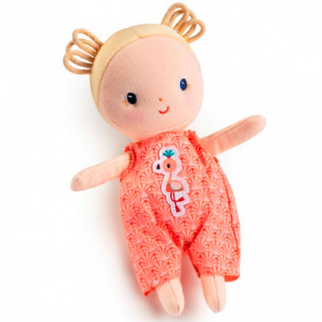 Bebé Anaïs muñeca de tela en capazo - 22 cm