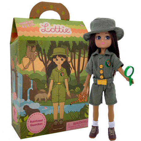 Muñeca Lottie - Guarda de la Selva Tropical