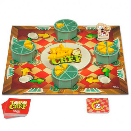 Topo Chef- juego de memoria para 2-4 jugadores