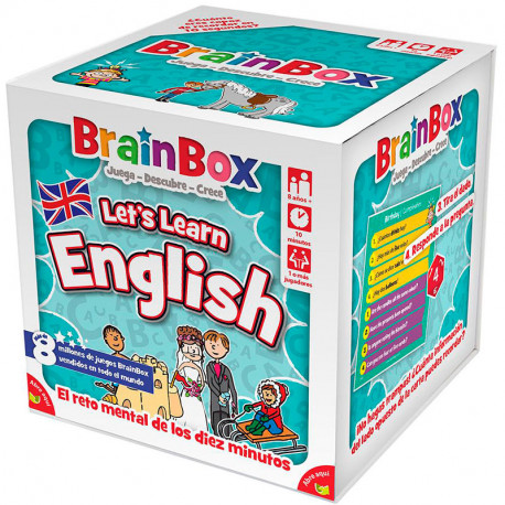 BrainBox Let's Learn English - juego de memoria