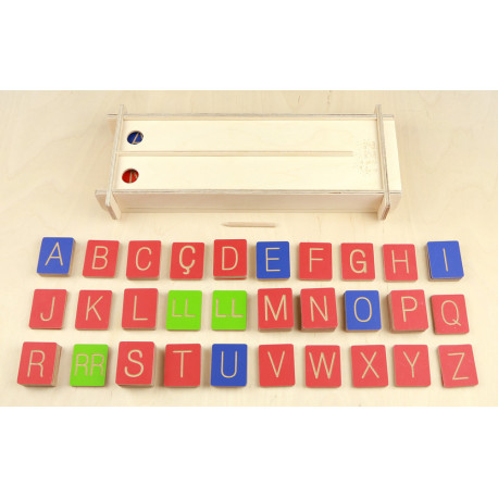 Aprèn Braille Fizz - sistema d'escriptura en fusta de bedoll