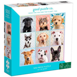 Puzzle Retratos de Perros - 500 piezas