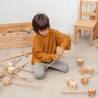 Trígonos Start 42 piezas en caja de cartón - juego de construción creativo