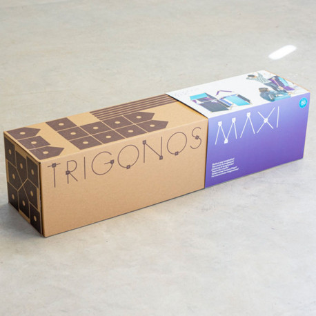Trígonos Maxi BLUA 150 piezas - juego de construcción creativo
