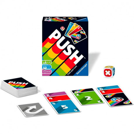 PUSH - juego de suerte con cartas para 2-6 jugadores