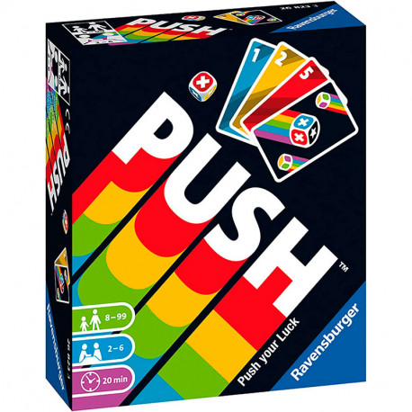 PUSH - juego de suerte con cartas para 2-6 jugadores