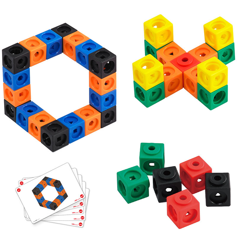 Juego de cubos multienlace de 500 piezas de 2 cm
