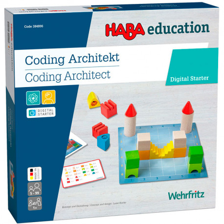 Coding Architect - Juego de codificación analógica con bloques de madera
