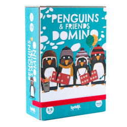 Dominó Pingüinos y sus amigos - 28 pzas.