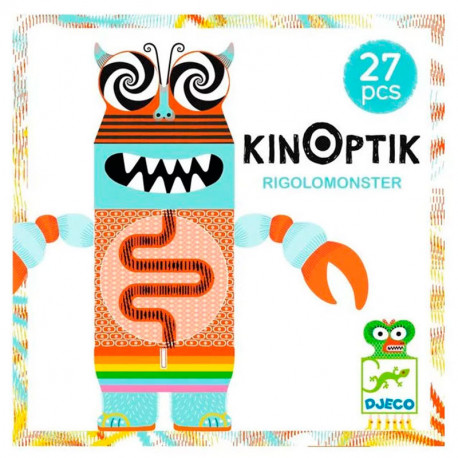 Kinoptik Rigolo Monster - Imaginativo juego de construcción y animación