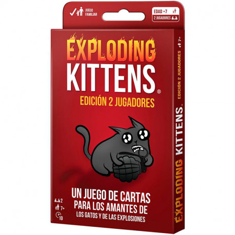 Exploding Kittens - EDICIÓN 2 JUGADORES
