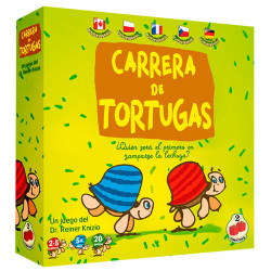 Carrera de Tortugues - joc de taula per a 2-4 jugadors