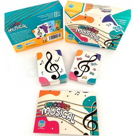 Arcoiris Musical - juego de cartas de competencia musical