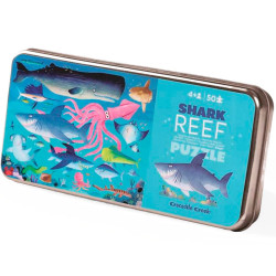 Puzle en lata Shark Reef - 50 piezas