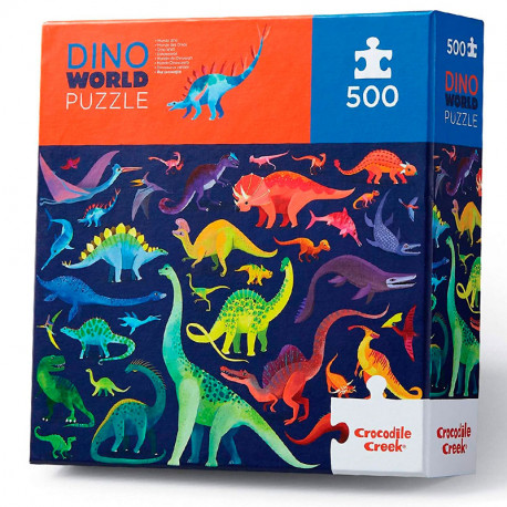 Puzle de Dinosaurios Dino World - 500 piezas