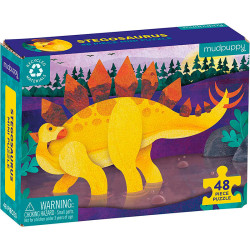 Mini Puzle Stegosaurus - 48 piezas
