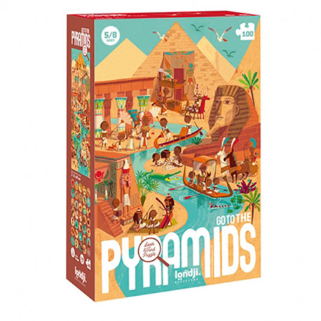 Puzle Viatge a Les Piràmides- 100 pces
