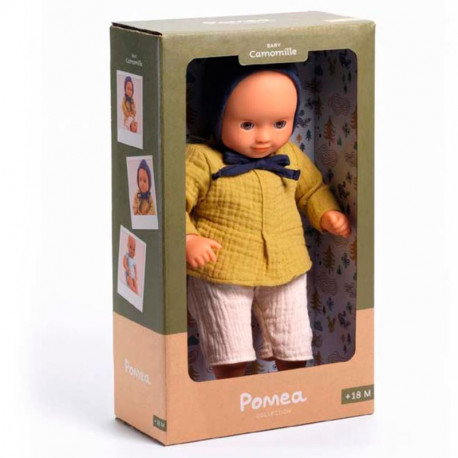 Muñeca de cuerpo suave Baby Camomille - Pomea Collection