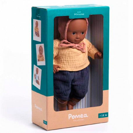 Muñeca de cuerpo suave Baby Mimosa - Pomea Collection