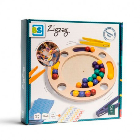 ZigZag - rápido juego de habilidad de madera para 2-4 jugadores