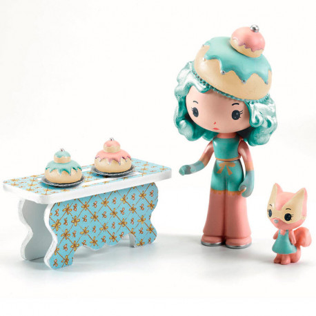 La pastelería de Charlie Tinyshop - figurita articulada Tinyly con escenario
