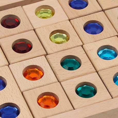 Bloques de construcción con gemas brillantes - 32 piezas