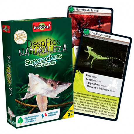 Desafíos de la Naturaleza: Superpoderes de los animales - juego de cartas para 2-6 jugadores